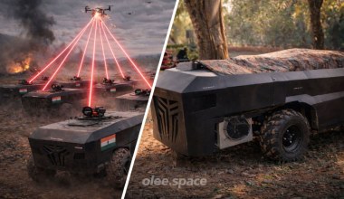 "Snajper AI" z Indii. Kompaktowy UGV z 2 kW laserem