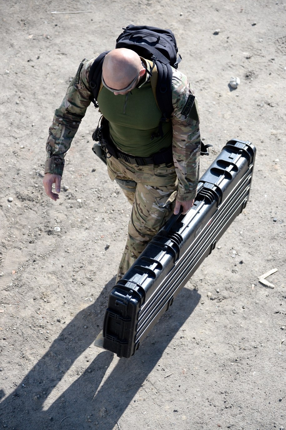 Snajper na Campusie Misericordiae /Darek Delmanowicz /PAP