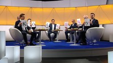 "Śniadanie Rymanowskiego w Polsat News i Interii". "Kartoniada" dla "Lewego" i spór o kopalnię w Turowie
