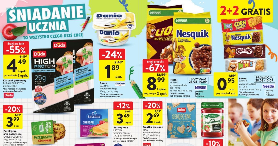 "Śniadanie ucznia" - Intermarche Super /Intermarche /INTERIA.PL