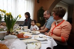 Śniadanie wielkanocne w polskim domu