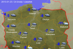 Śnieg, mróz, gołoledź. Sprawdź prognozę pogody [MAPY]