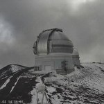 Śnieg na szczycie wulkanu na Hawajach. Niezwykłe nagranie obserwatorium Gemini