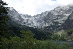 Śnieg na szczytach Tatr