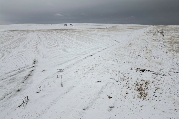 Śnieg w prowincji Wolne Państwo w RPA /WIKUS DE WET/AFP /East News