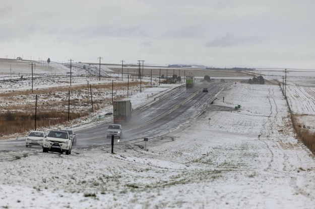 Śnieg w prowincji Wolne Państwo w RPA /WIKUS DE WET/AFP /East News