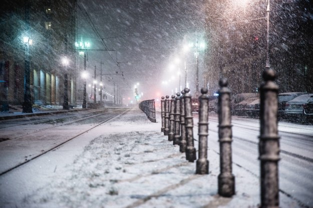 Śnieg w Warszawie /Ioana Catalina Echim / Alamy Stock Photo /PAP/EPA