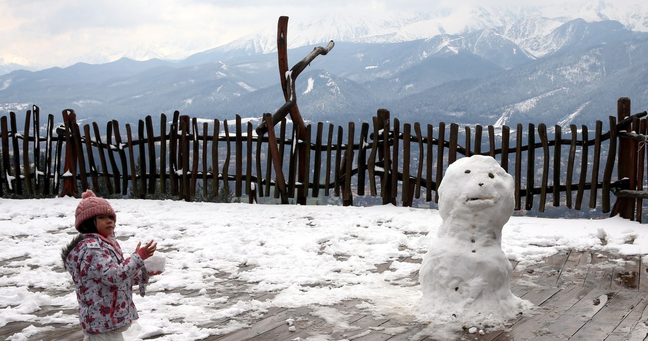 Śnieg w Zakopanem