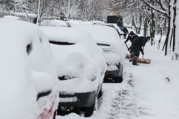 Śniegu miejscami napadało sporo /fot. Paweł Supernak /PAP