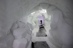 Śnieżny labirynt w Zakopanem