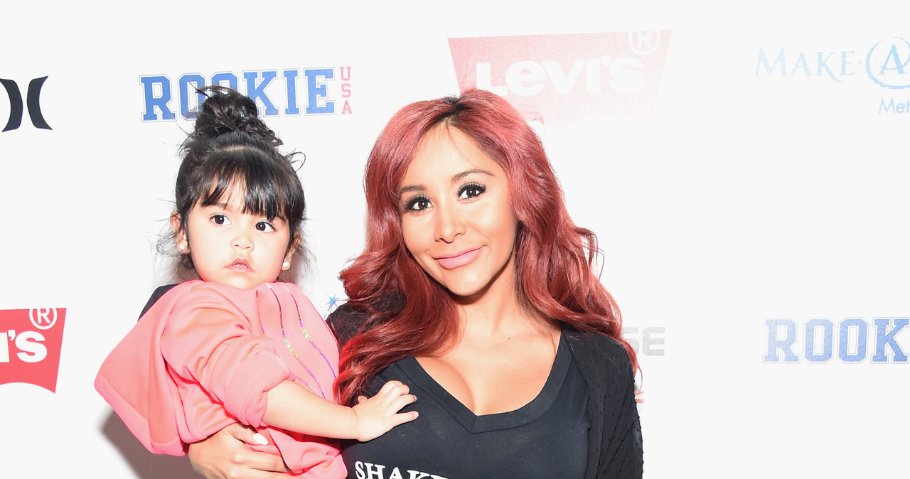 Snooki z córką i synem /Michael Loccisano /Getty Images