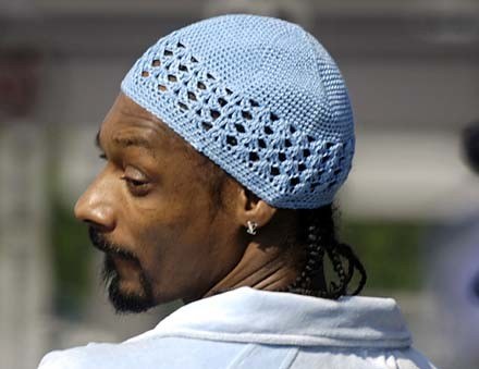 Snoop Dogg tym razem nie na czerwono... /arch. AFP
