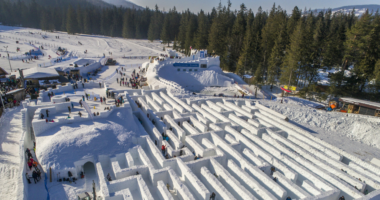 Snowlandia w Zakopanem to największy śnieżny labirynt na świecie /Snowlandia Zakopane/Cover Images/EAST NEWS /East News