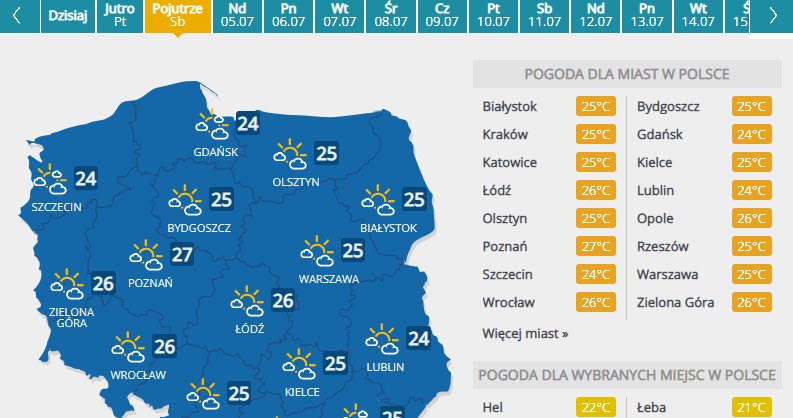 Sobota /INTERIA.PL