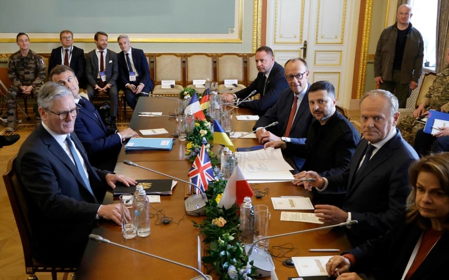 Sobotnie spotkanie "Koalicji Chętnych" w Kijowie /LUDOVIC MARIN/AFP/East News /East News