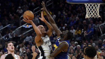 Sochan z 12 punktami. Spurs przegrali z Warriors w NBA
