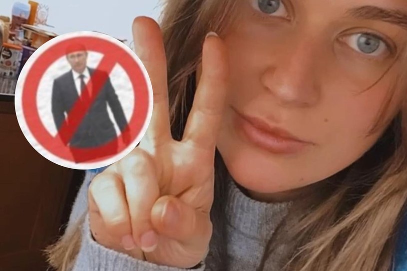 Sofia Abramowicz przeciwko wojnie /Instagram