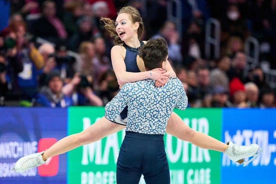 Sofia Dowhal i Wiktor Kulesza - członkowie polskiej kadry na zimowe igrzyska olimpijskie /GEOFF ROBINS/AFP /East News