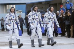 Sojuz z trójką astronautów wystartował na ISS