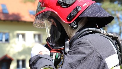 Sokołów Podlaski: Pożar w warsztacie samochodowym. Ewakuacja stacji benzynowych