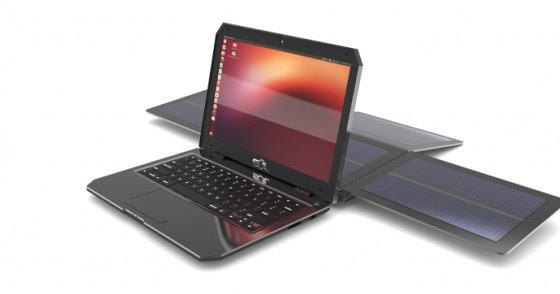 SOL to laptop na baterie słoneczne za 350 dol. /materiały prasowe