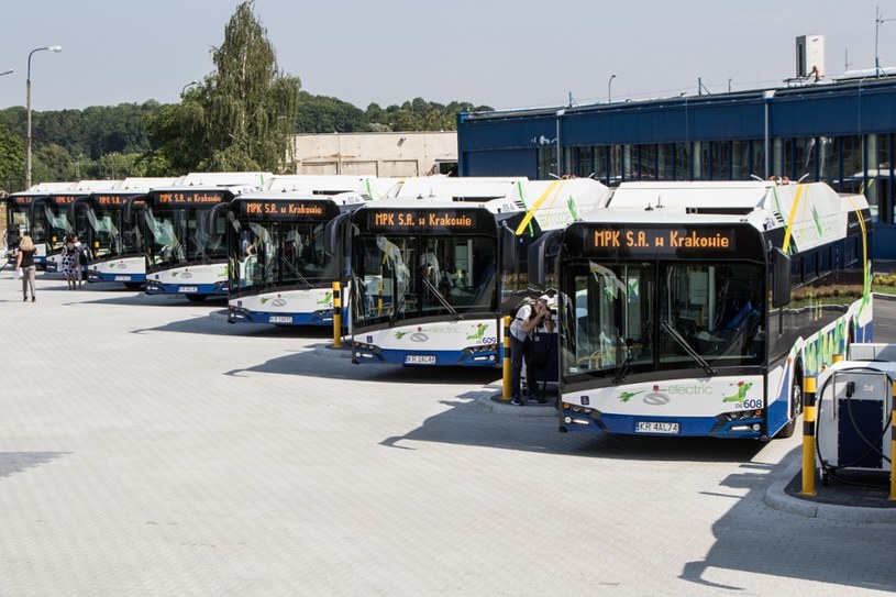 Solaris to stały dostawca autobusów dla Krakowa. Również elektrycznych /Jan Graczyński /East News