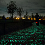 Solarne ścieżki rowerowe: świecą nocą i wytwarzają energię