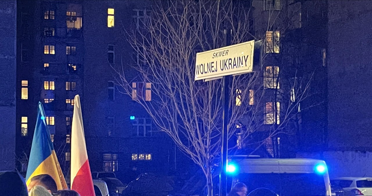 Solidarni z Ukrainą. Manifestacja w Krakowie 