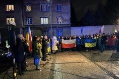 Solidarni z Ukrainą. Manifestacja w Krakowie 