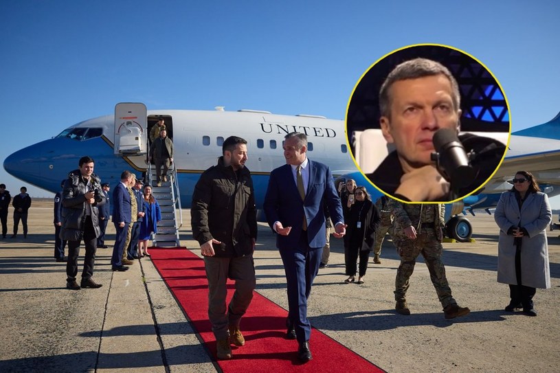 Sołowjow postanowił skomentować wizytę Zełenskiego /Wołodymyr Zełenski /Telegram