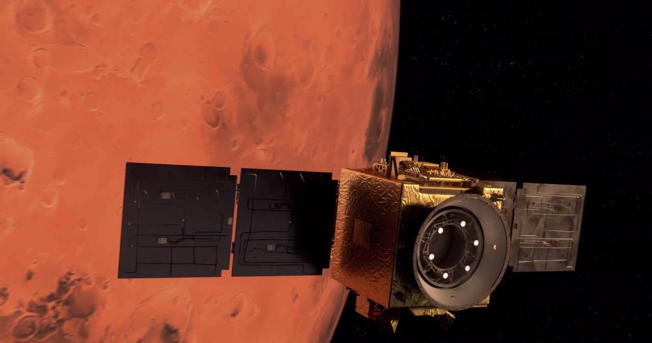 Sonda Al-Amal przesłała pierwsze zdjęcie Marsa