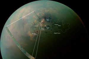Sonda Cassini sfotografowała północny biegun Tytana