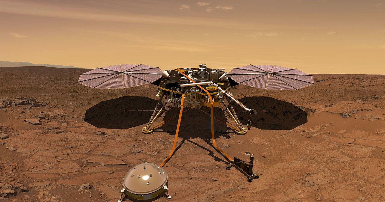 Sonda InSight już namierza wstrząsy na Marsie /NASA