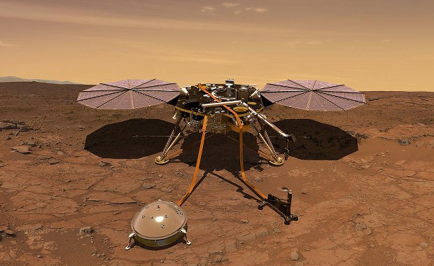 Sonda InSight wylądowała na Marsie. To była ostra jazda...