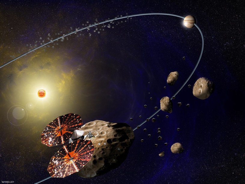 Sonda Lucy od NASA zbada Planetoidy Trojańskie /materiały prasowe