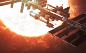 A NASA probe flew into a large explosion on the sun.  amazing!