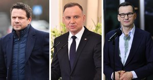 Sondaż: Polacy najbardziej ufają Rafałowi Trzaskowskiemu. Najmniejsze zaufanie budzi Zbigniew Ziobro