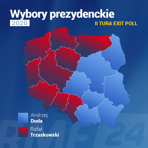 Sondażowe wyniki wyborów w województwach /RMF FM /RMF FM