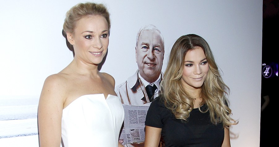 Sonia Bohosiewicz i Maja Boshosiewicz na premierze filmu "Obywatel" w 2014 roku /Jordan Krzemiński /AKPA