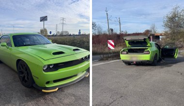 Sonometr kontra zielony Dodge. Policja zakończyła hałasowanie w sekundę