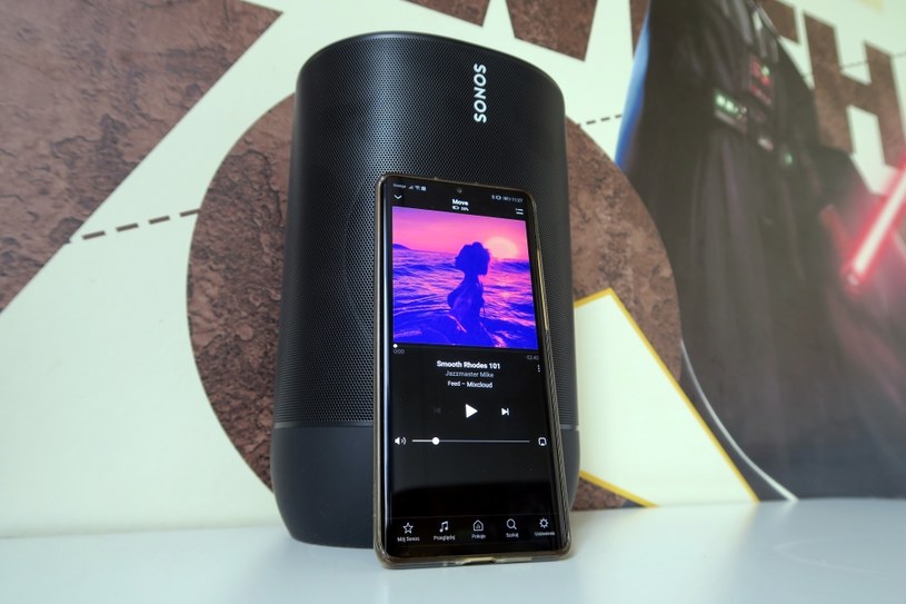 Sonos Move - słuchamy muzyki poprzez aplikację Sonos z serwisu streamingowego Mixcloud /INTERIA.PL