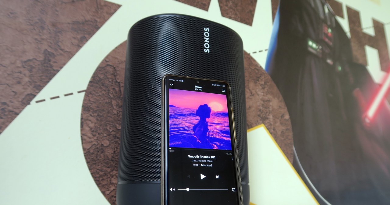 Sonos Move - słuchamy muzyki poprzez aplikację Sonos z serwisu streamingowego Mixcloud /INTERIA.PL