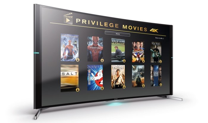 Sony dodaje do telewizorów 4K filmy w jakości Ultra HD /materiały prasowe