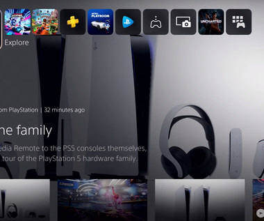 Sony prezentuje interfejs konsoli PlayStation 5 