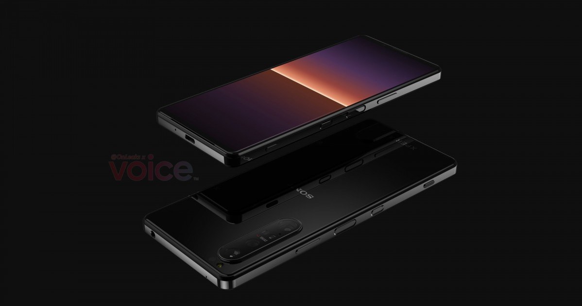 Sony Xperia 1 III render / fot. @onleaks /materiał zewnętrzny