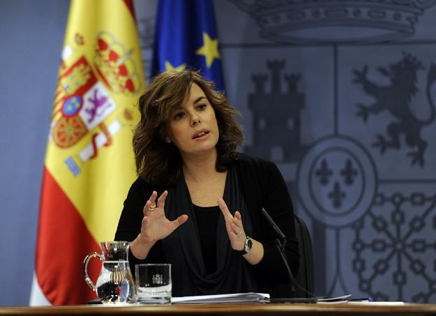 Soraya Saenz de Santamaria, wicepremier Hiszpanii /AFP
