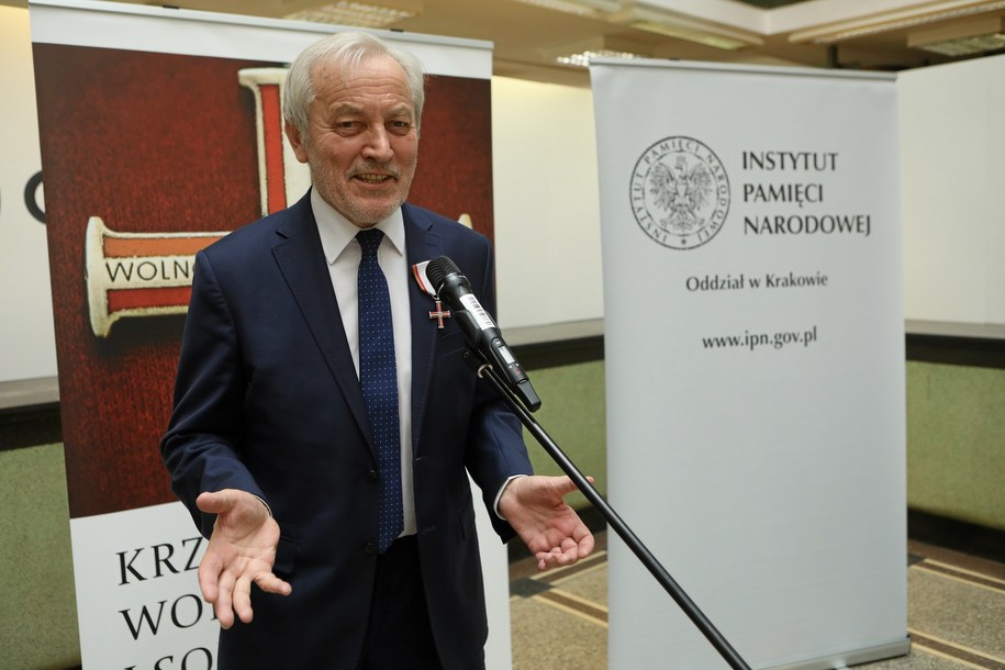 śp. Mieczysław Gil, działacz NSSZ Solidarność /Stanisław Rozpędzik /PAP