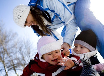 Spacer jest potrzebny każdemu dziecku nawet w zimę!