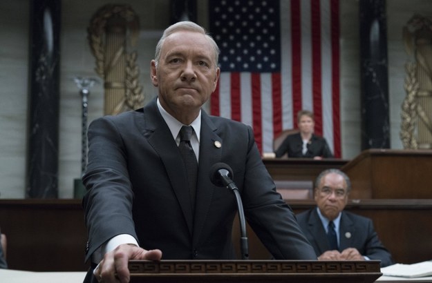 Spacey, który grał Franka Underwooda w "House of Cards", został wycięty z serialu w 2017 roku po zarzutach o seksualne napastowanie młodych mężczyzn /David Giesbrecht/Netflix /PAP/Photoshot