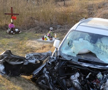 Spada liczba zabitych w wypadkach drogowych